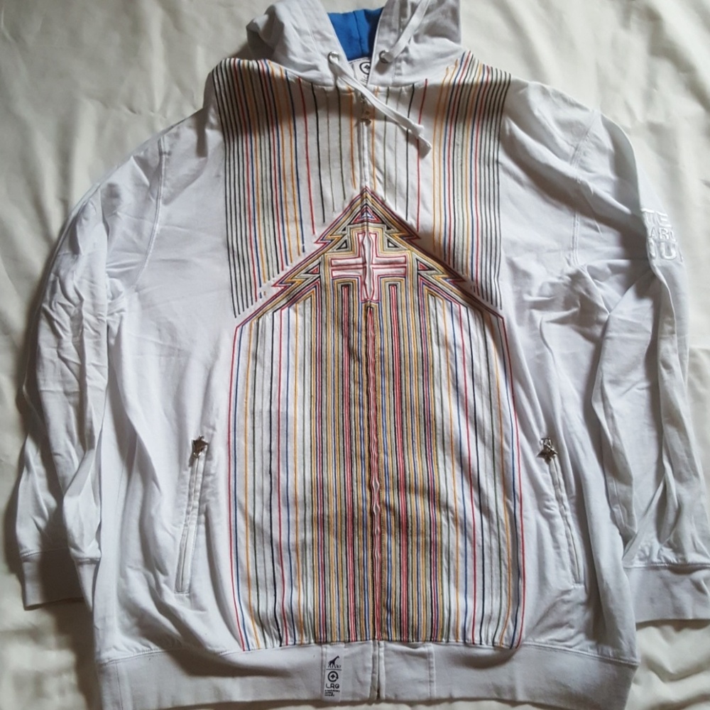 White LRG hoodie